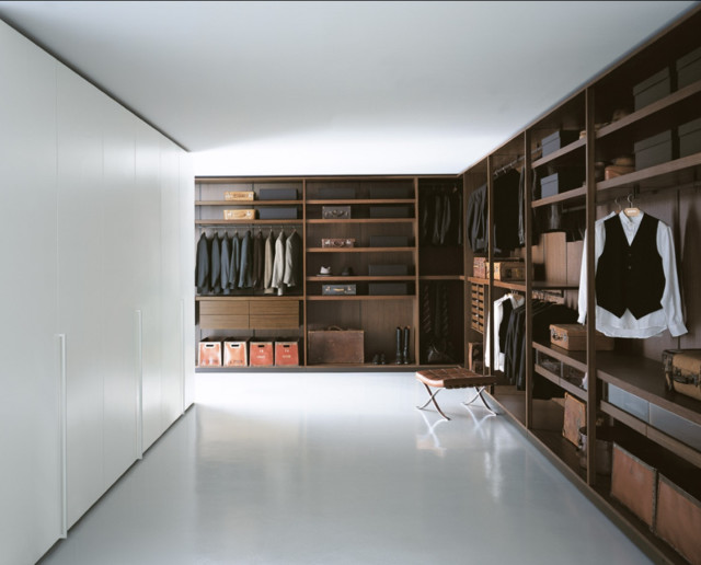 Porro Closets moderne-opbevaring-og-garderobe