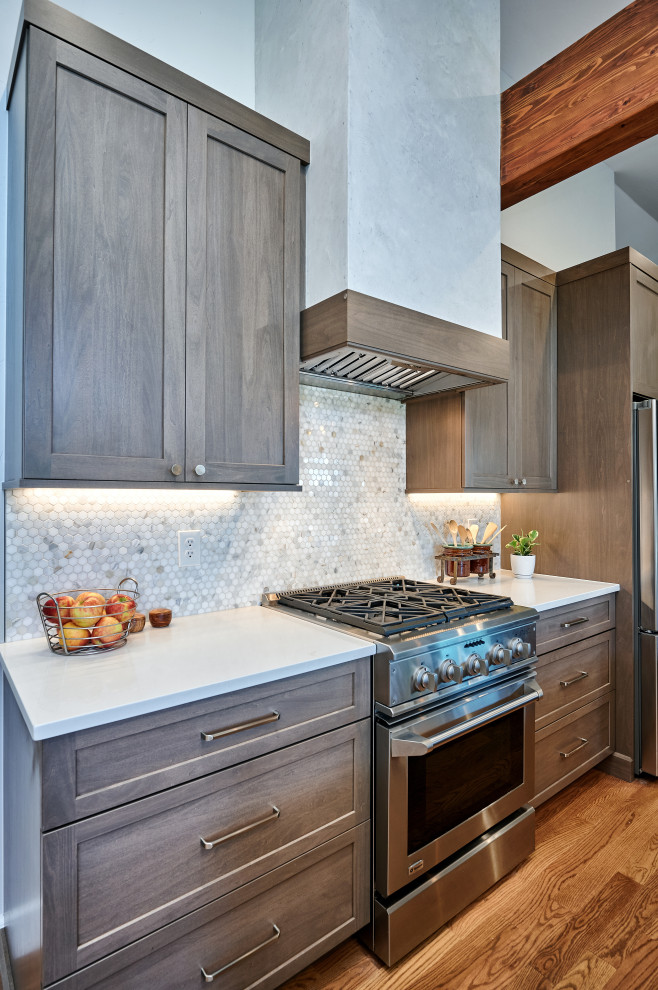 Transitional kitchen photo in Denver