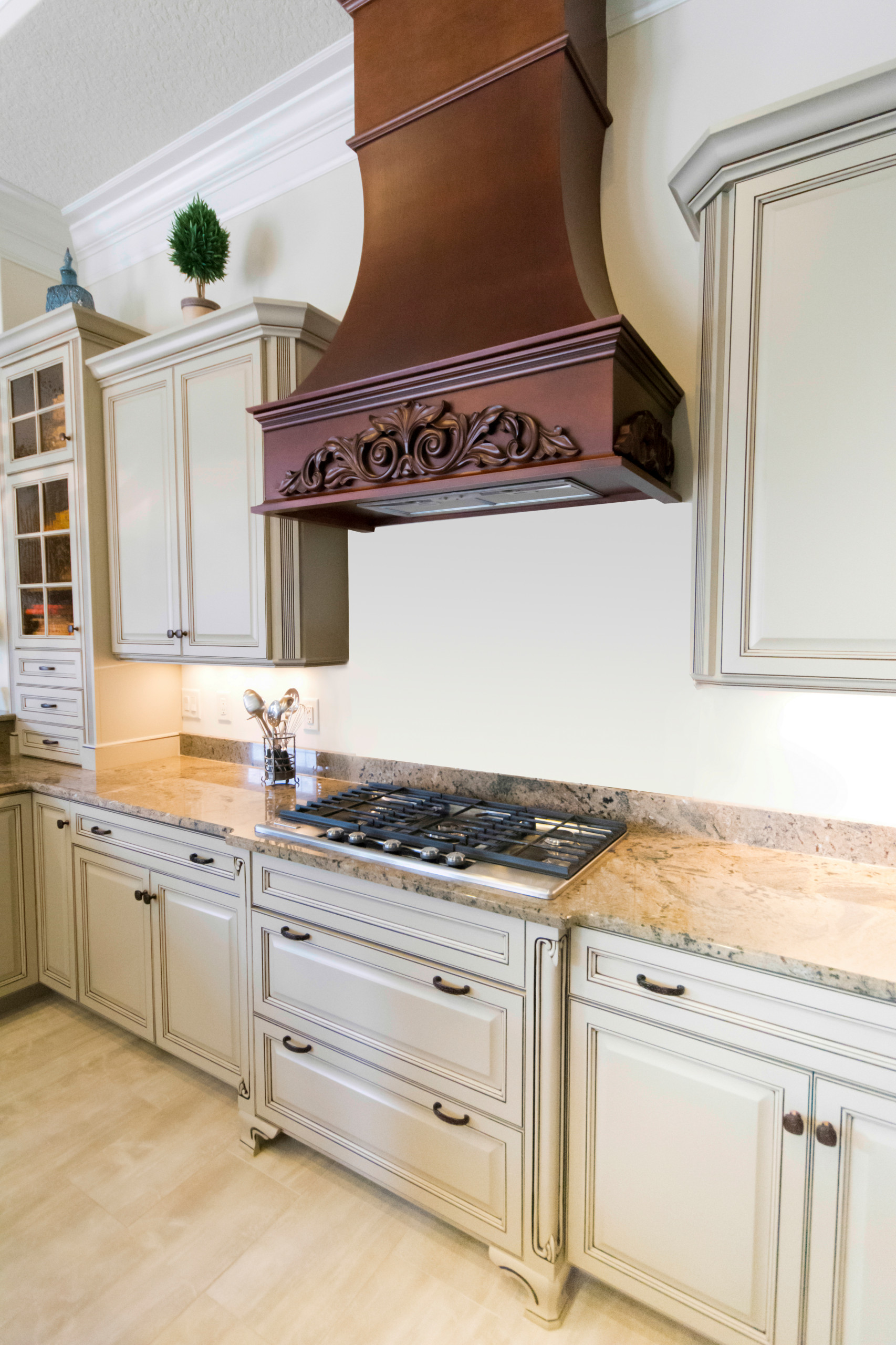 Painted White Applied Molding