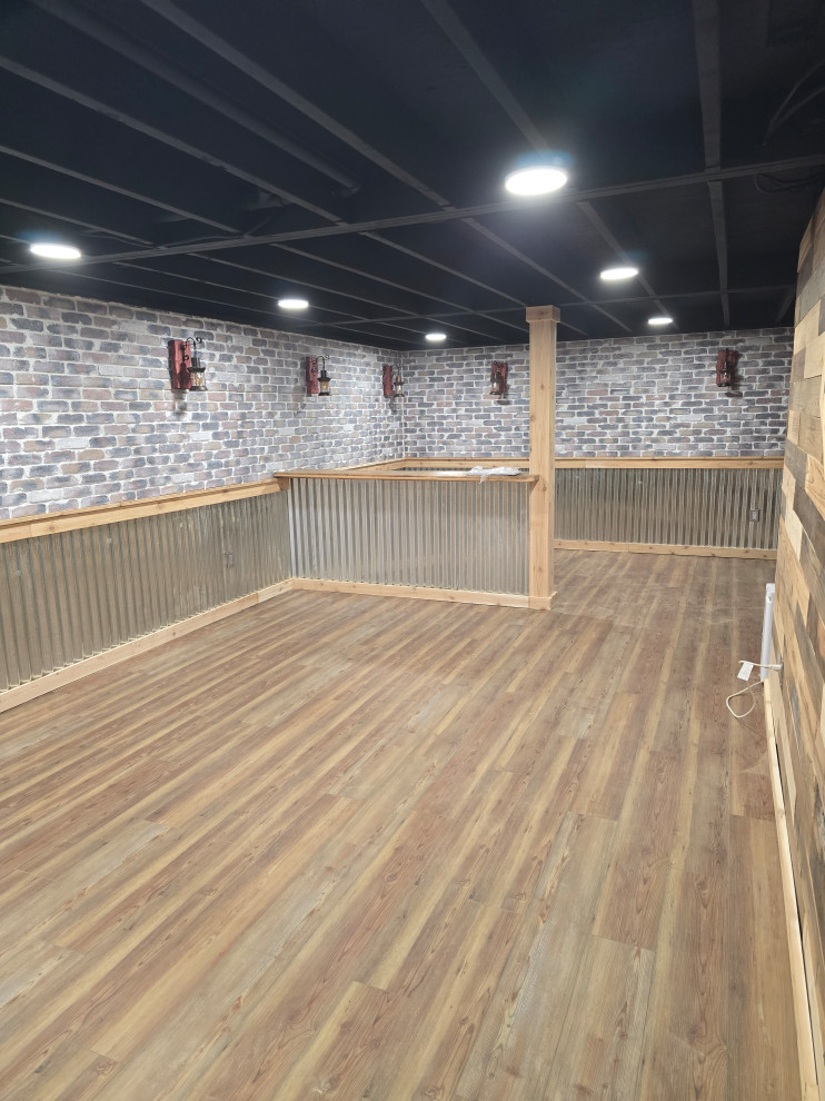 Man Cave Basement Remodel