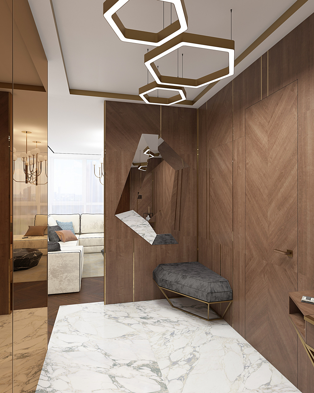 Четырехкомнатная квартира 170 м.кв. ЖК "Династия "