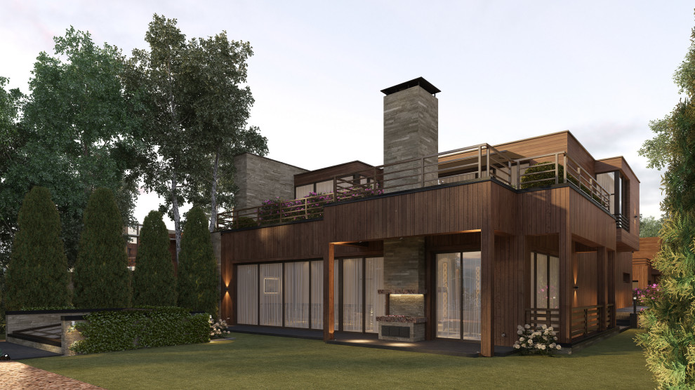 Загородный дом в современном стиле