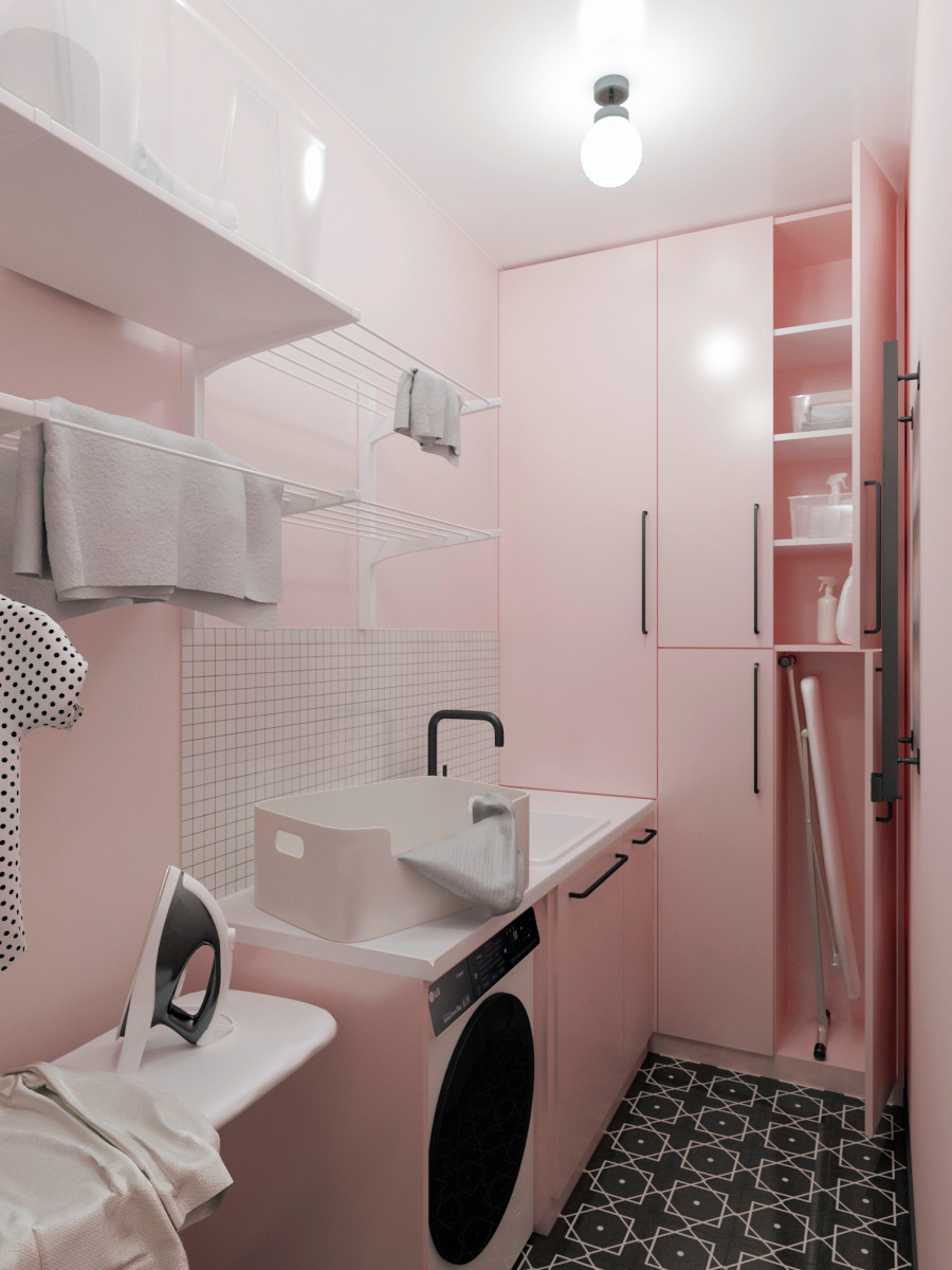 Минималистичная квартира с этническими акцентами в Нижнем Новгороде.