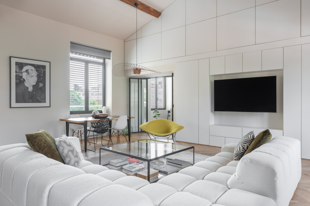 Rénovation appartement familial - Contemporain - Salon - Lyon - par ...