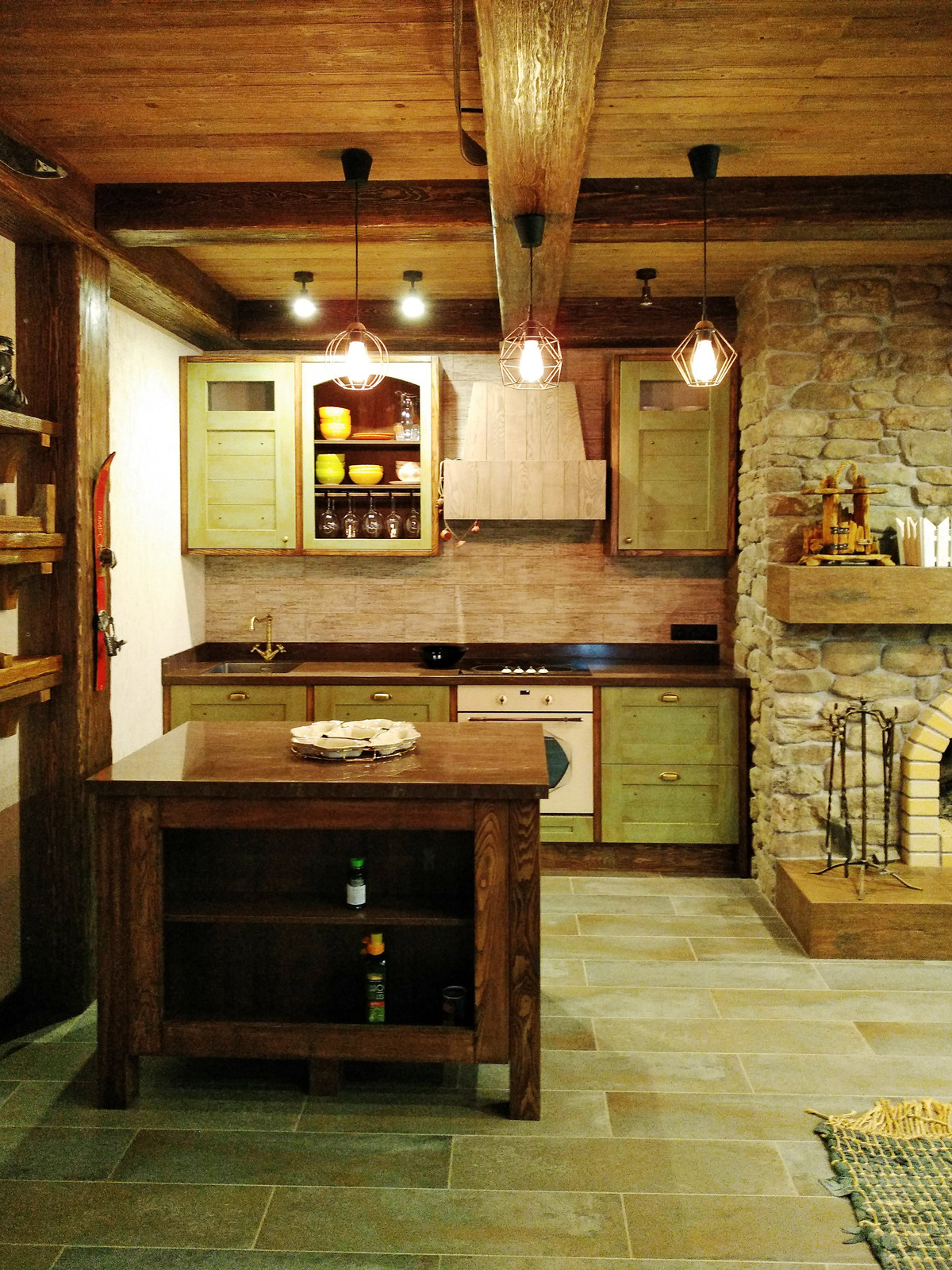 Кухня в шале