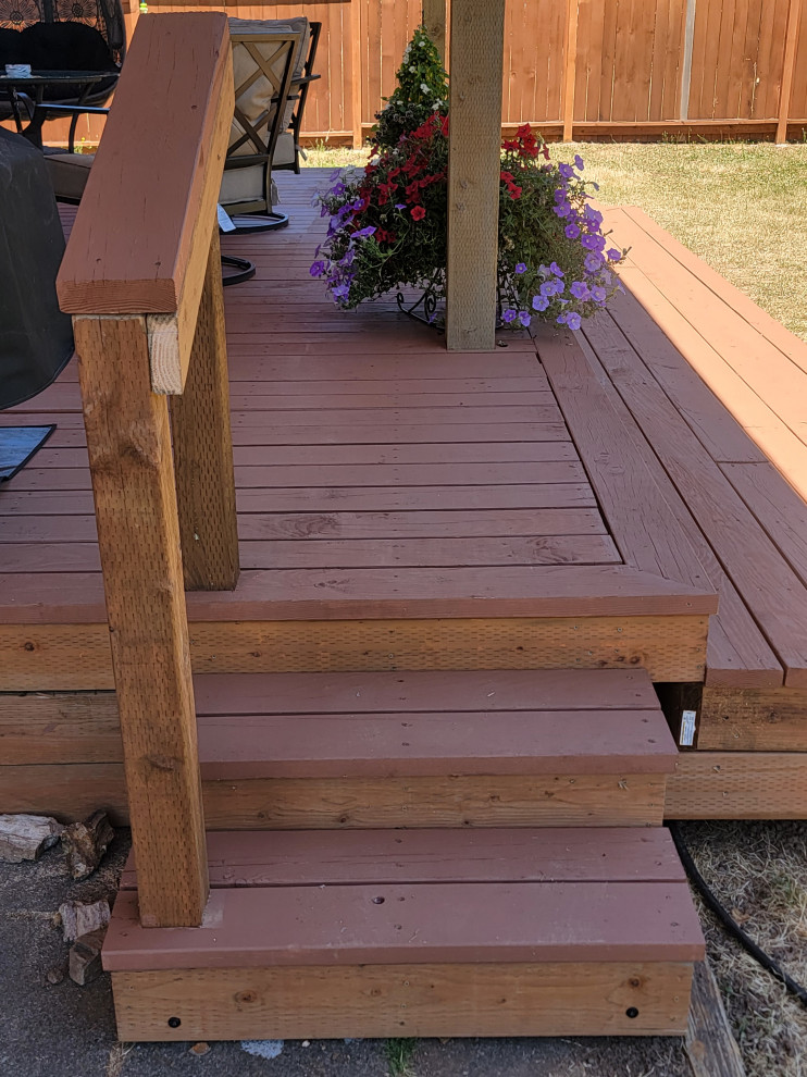 15 x 22 Deck With peaked 40x16 cover