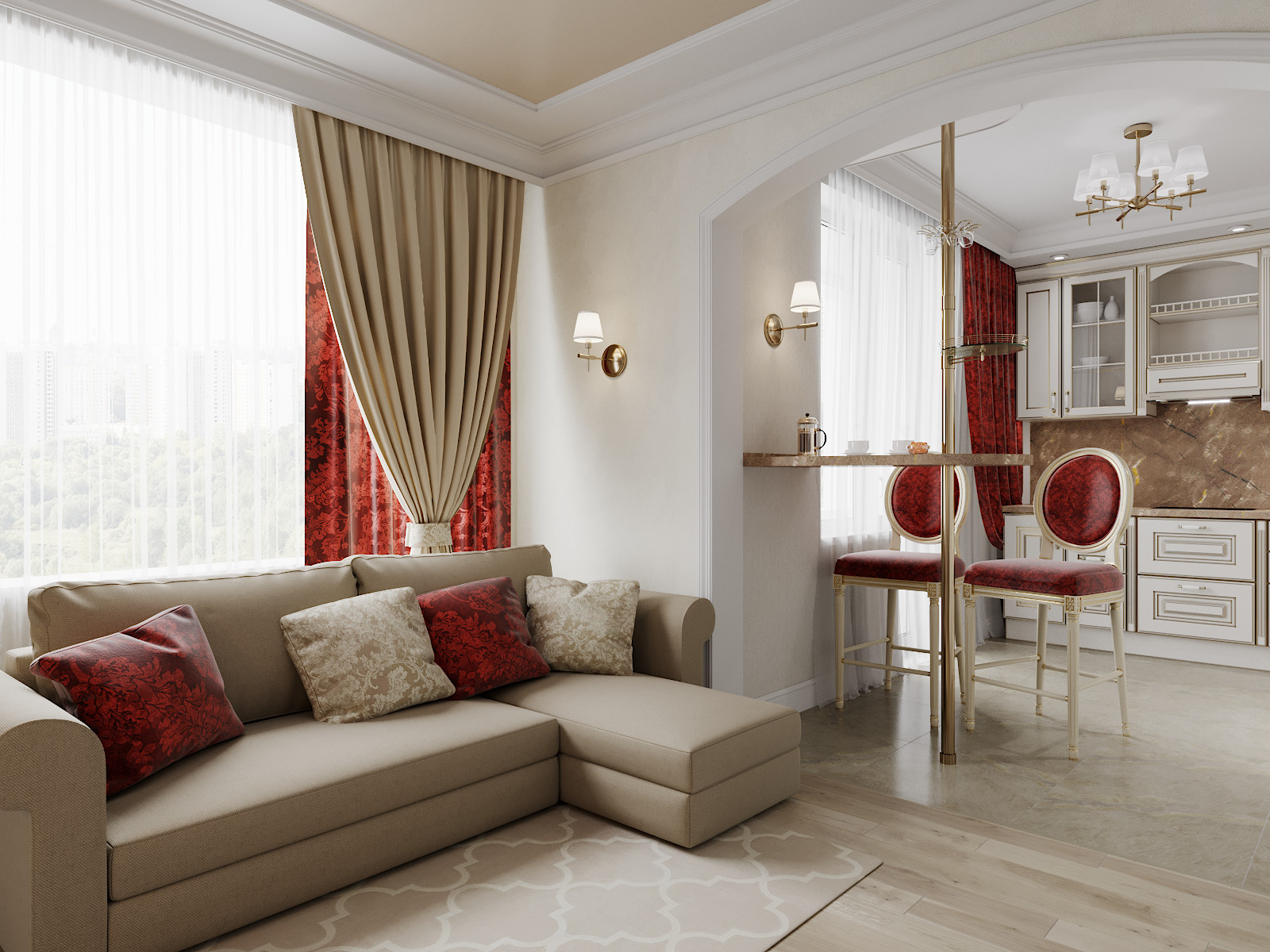 ЖК Галактика, трехкомнатная квартира