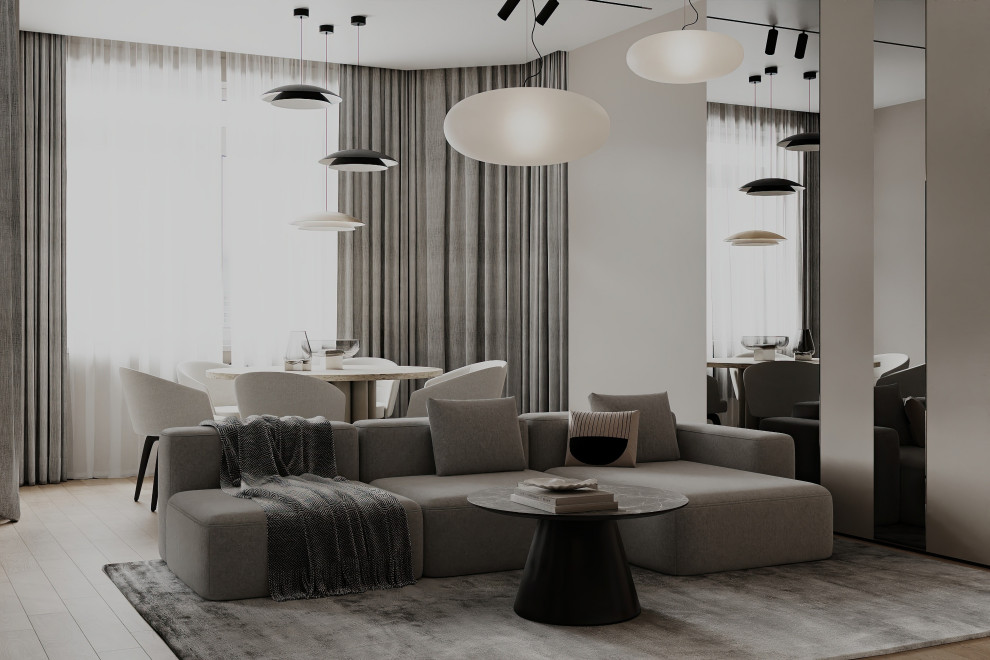 Дизайн и ремонт квартиры в ЖК Шуваловский Prima - Чёрно-белая магия