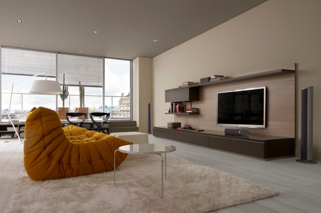 Cabinetry - Mixte - Moderno - Sala de estar - Nueva York ...