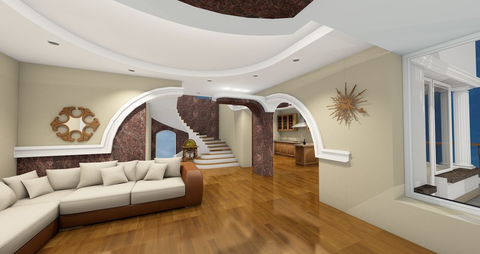 Эскизный проект фасада и интерьера