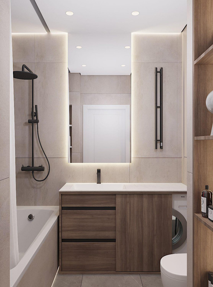 Квартира 57м2 в Новороссийске в стиле неоклассика