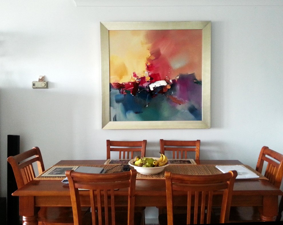 Photo of a contemporary dining room in Adelaide.