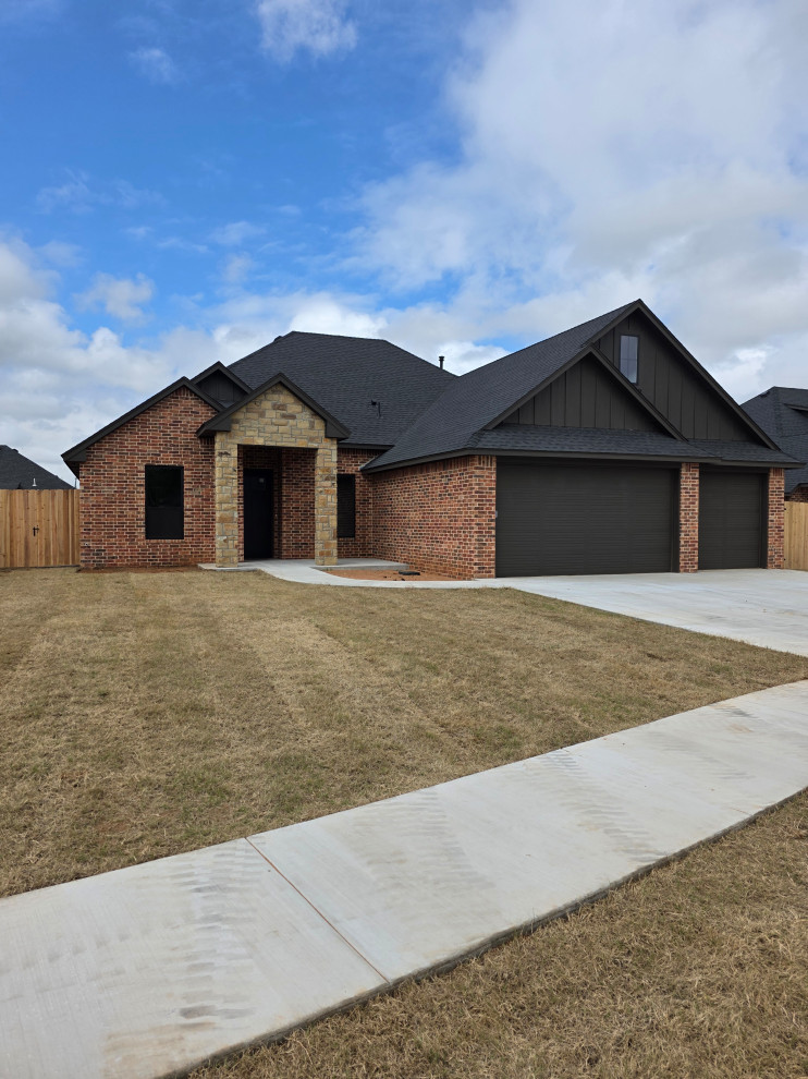 Transitional living with this open concept floor plan - under construction