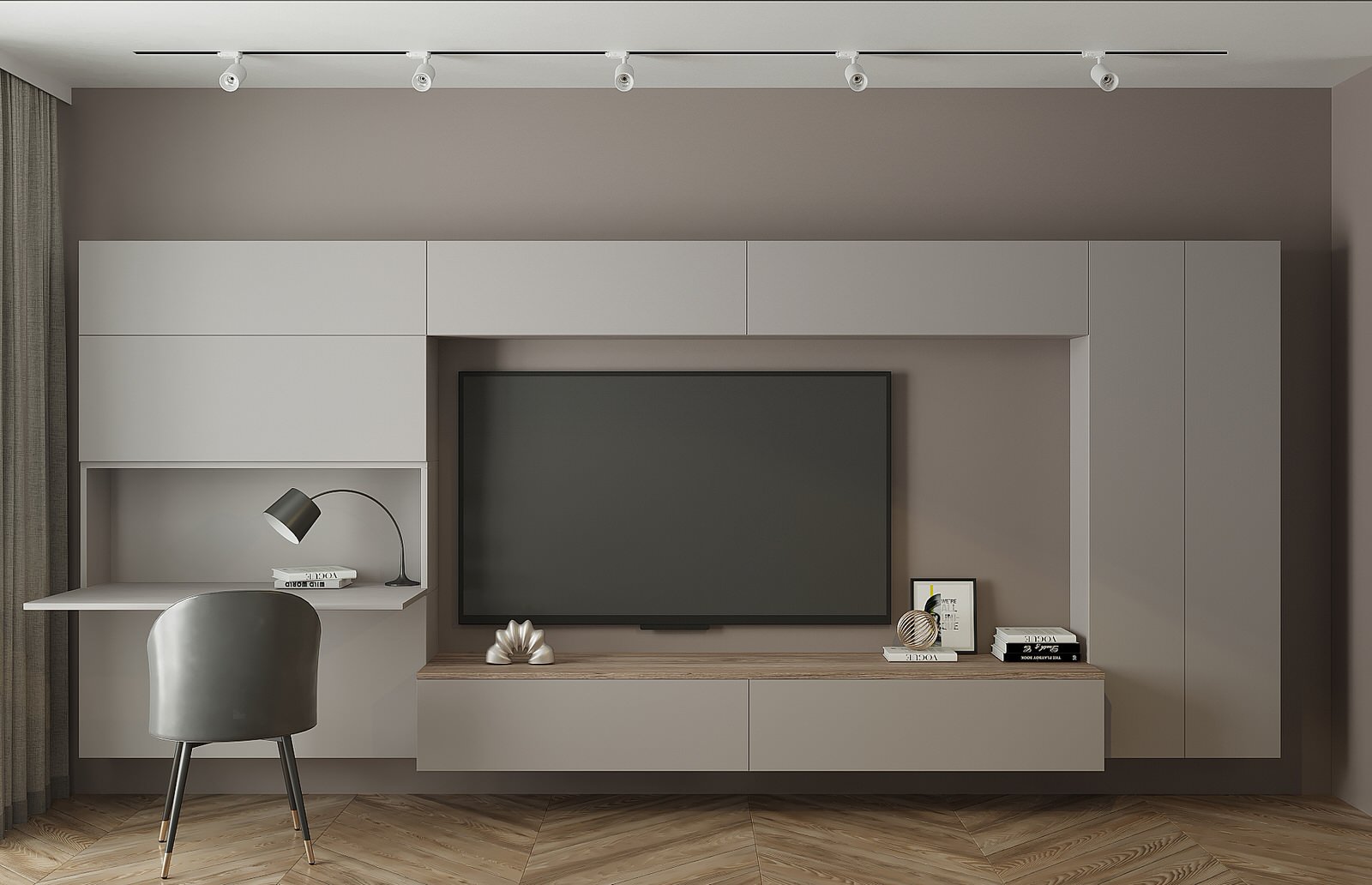 Спальня-гостиная в двухкомнатной квартире