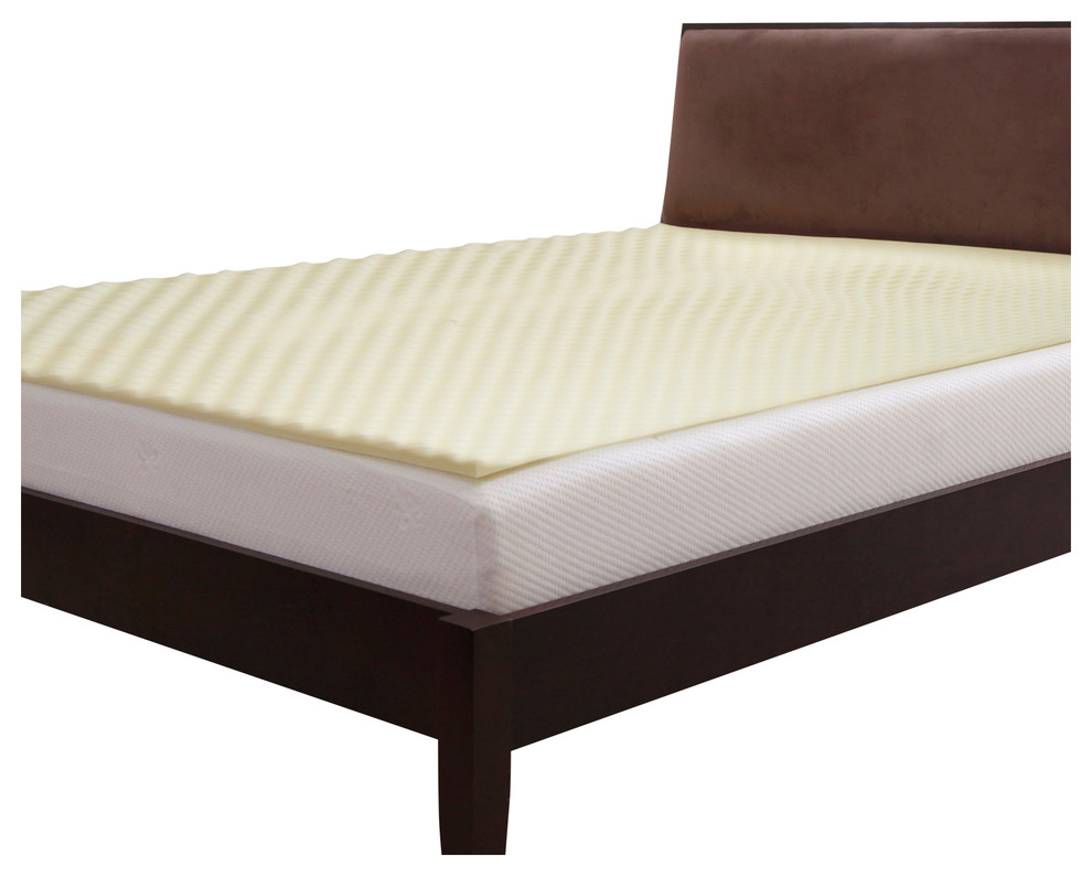 Bluestone Natural Pedic Magic Memory Foam Topper, 2 inches, Twin