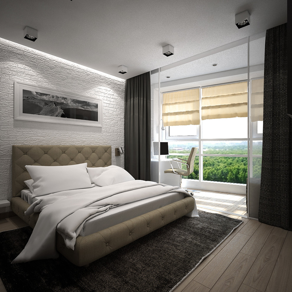 Дизайн-проект 3-х комнатной квартиры. Общая площадь 105 м2. Современный стиль