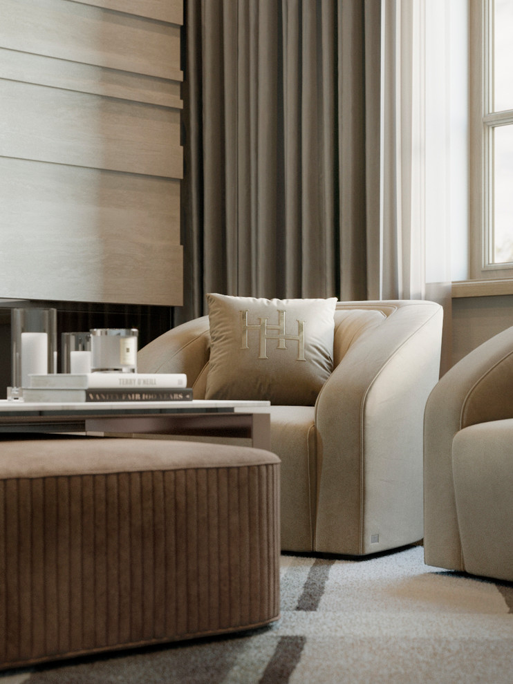 Дизайн таунхауса в резиденции Tweed Park в Москве