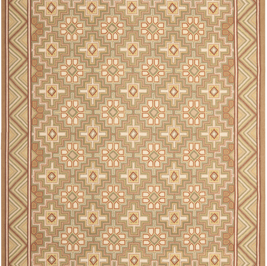Safavieh Chelsea Collection Hk9a Hand-Hooked Beige Rug