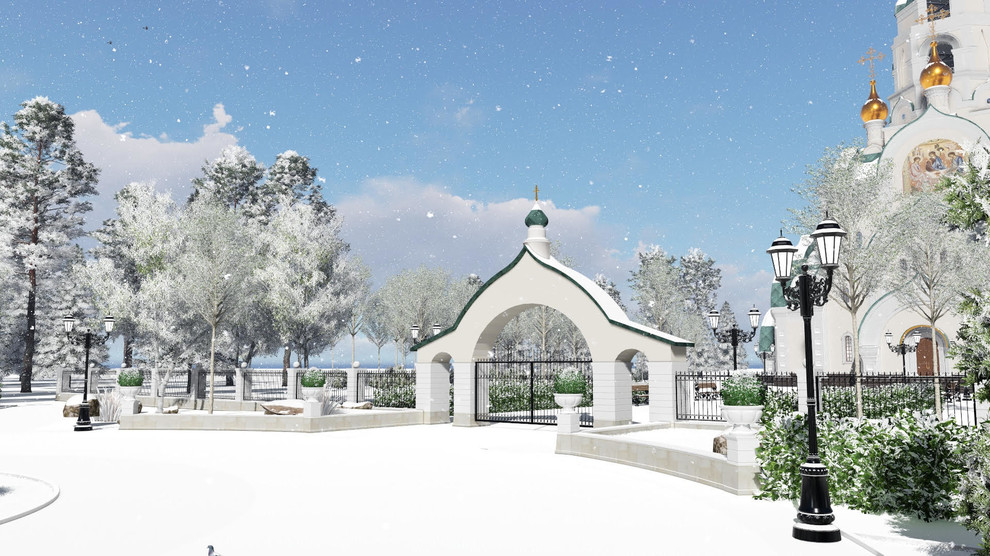 Проект городского сквера в г. Когалым, ХМАО