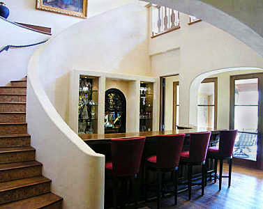 This is an example of a mediterranean staircase in Dallas.