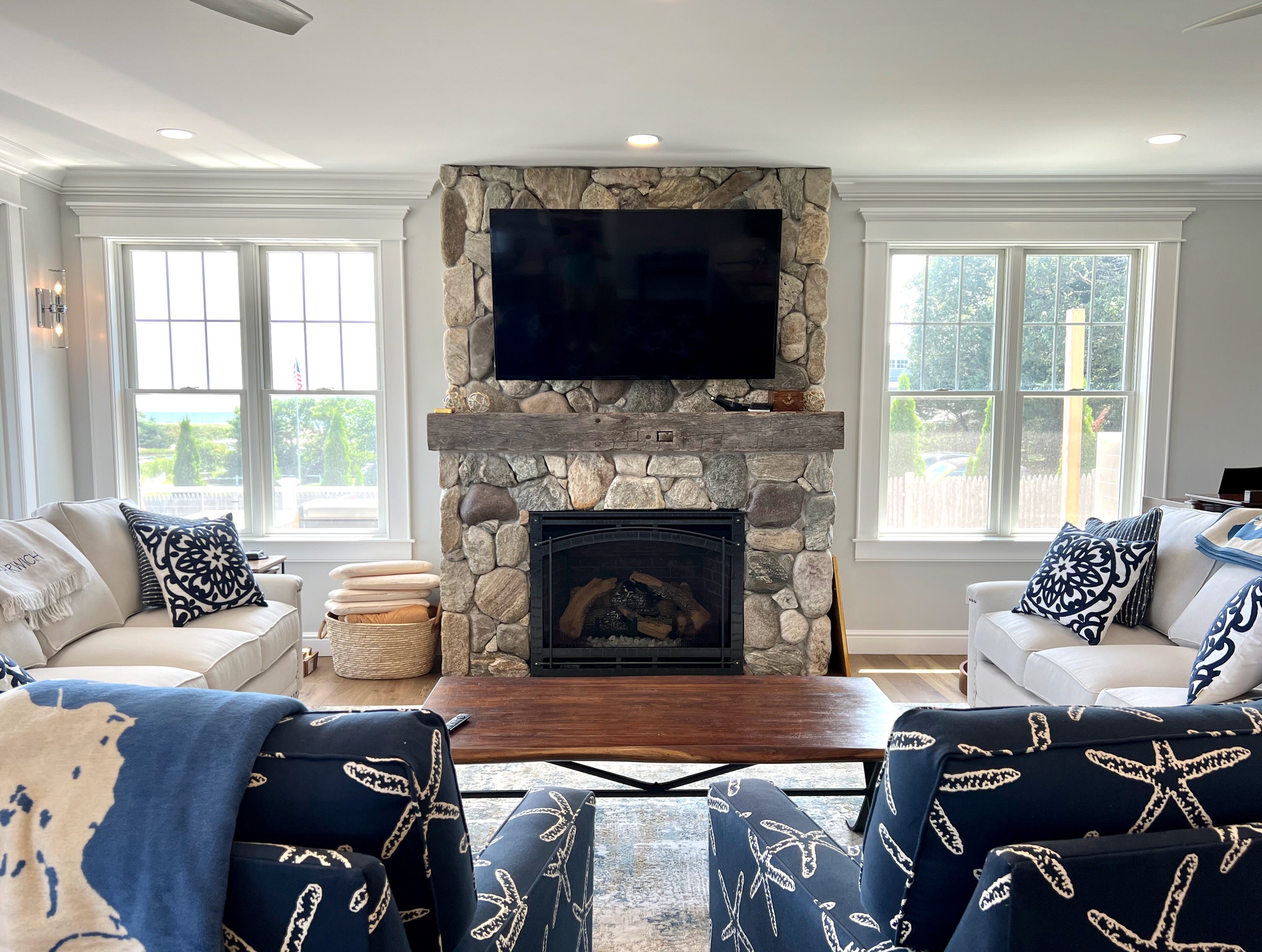 Two Views Waterfront Shingle Style Home
