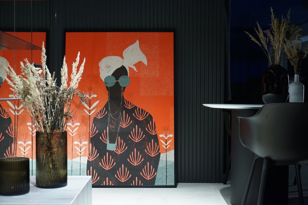 Проект интерьеров загородного дома в пос. Монино