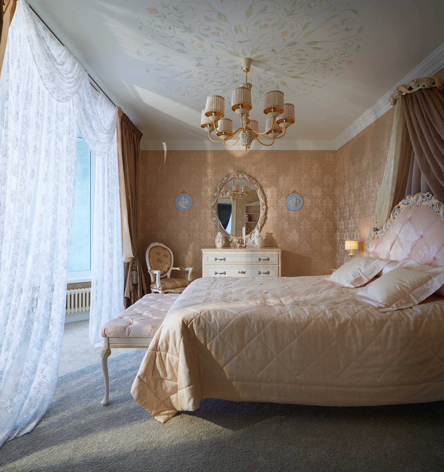 Квартира-шкатулка | The apartment is in the neoclassical style