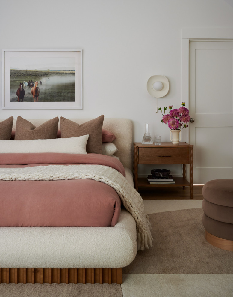 Inspiration for a transitional bedroom remodel in Boston