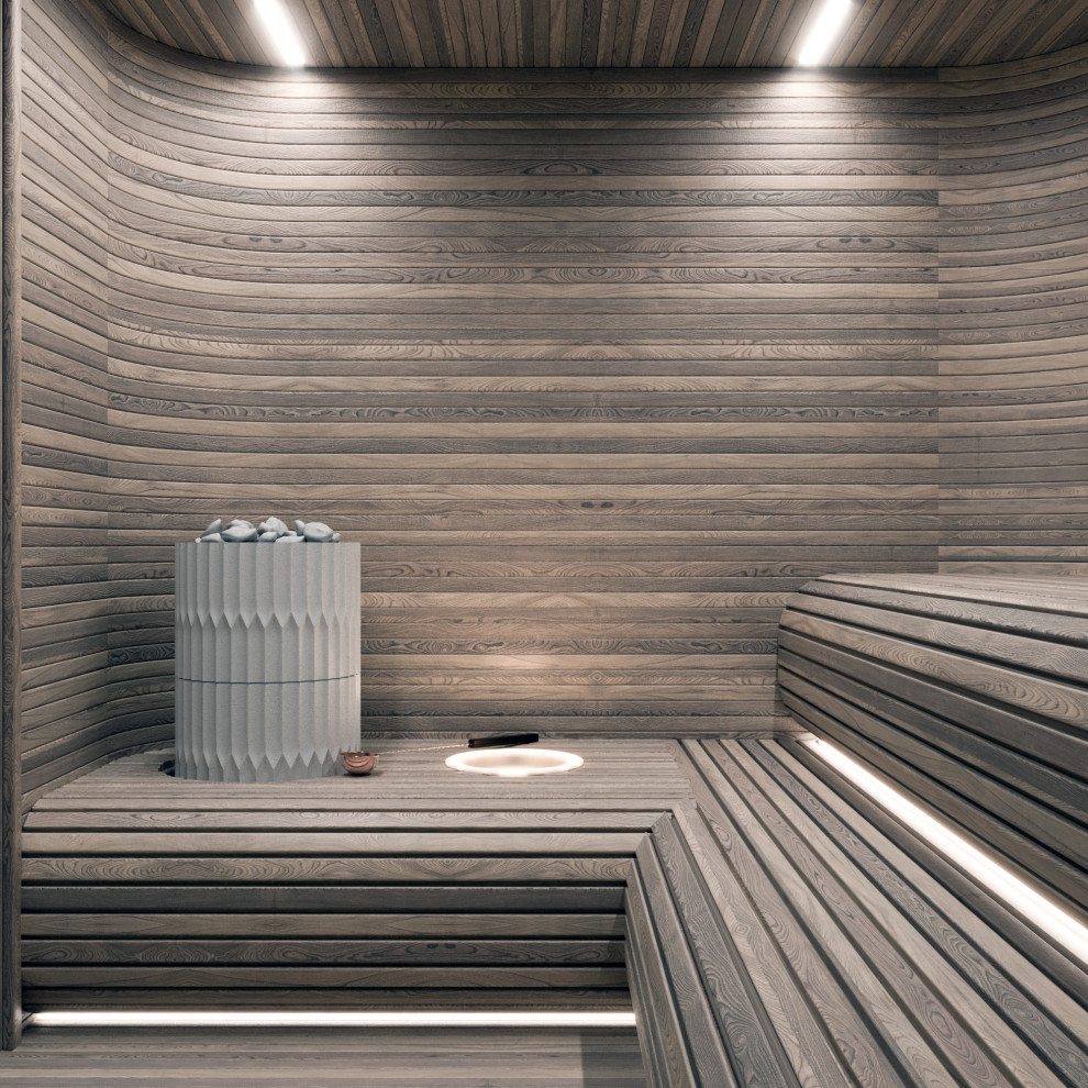 Современный дом на берегу Волги