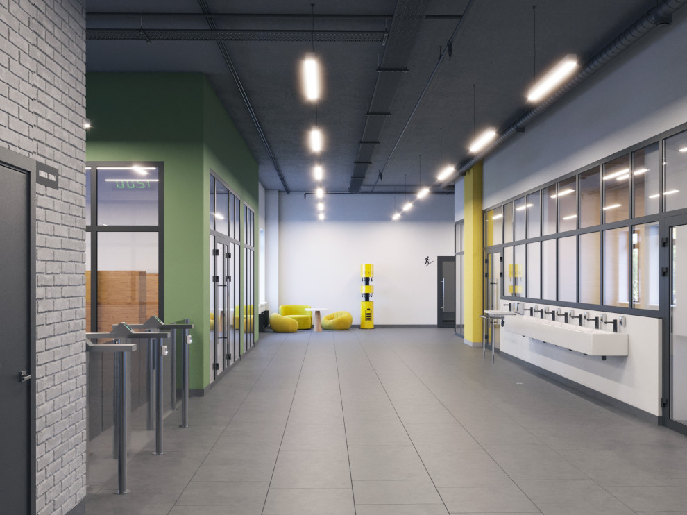 Дизайн-проект интерьеров школы на 825 мест