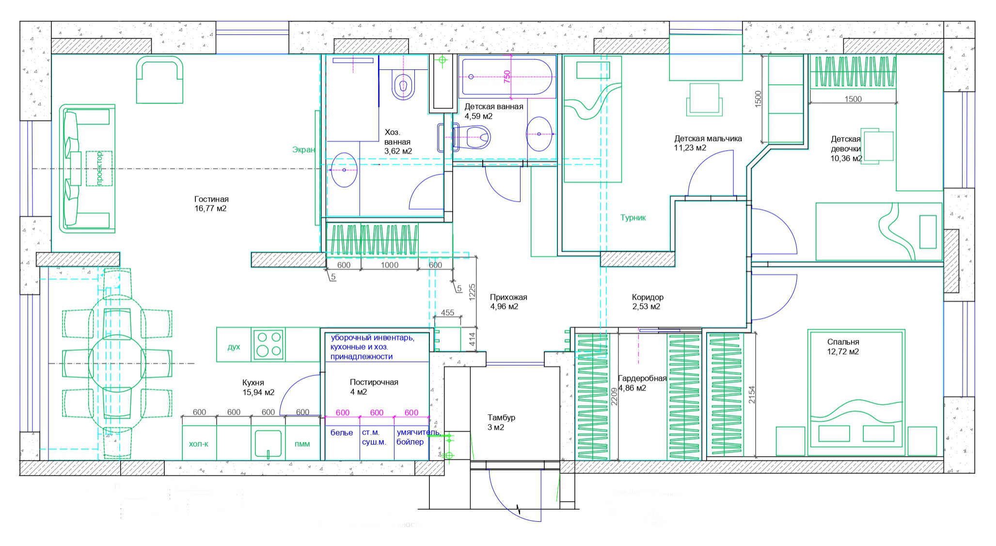 Поиск планировки: 14 вариантов (мы серьезно) + финал для 99 кв.м | Houzz  Россия