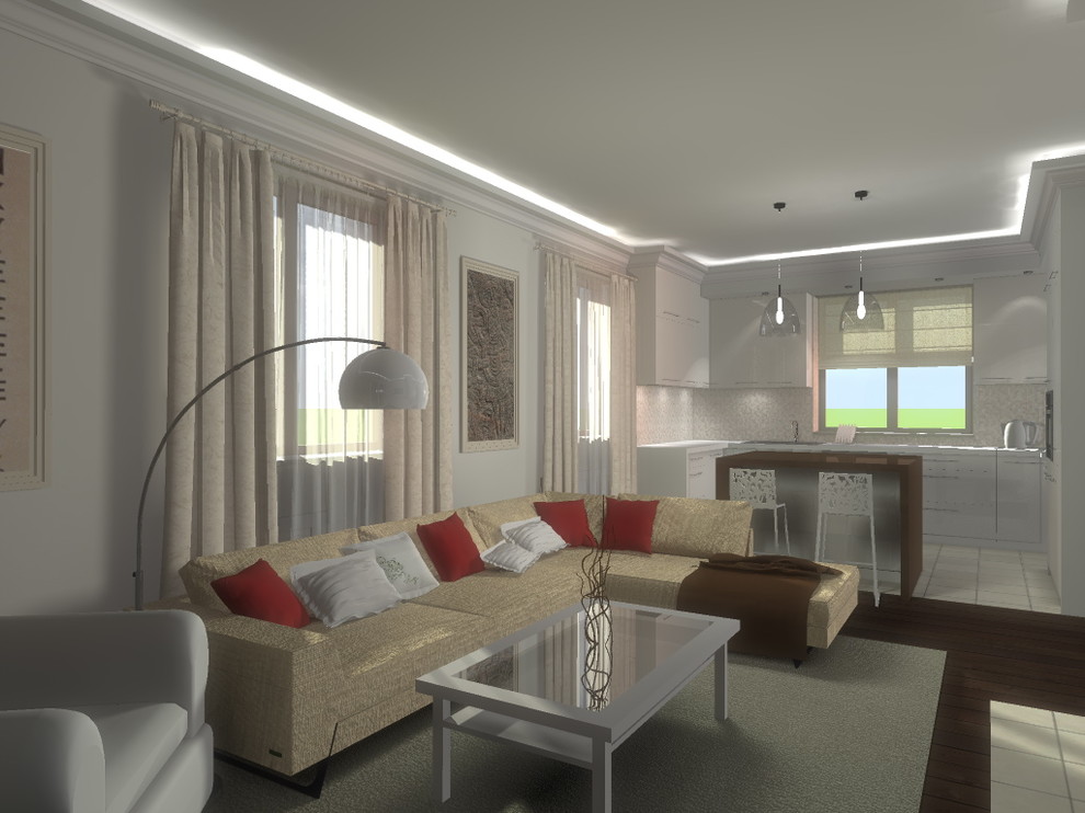 Интерьер загородного дома.