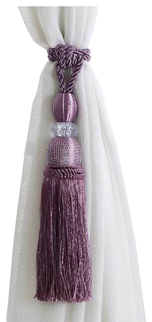 Curtain Tiebacks Holdbacks Room Decors Curtain Accessories Purple