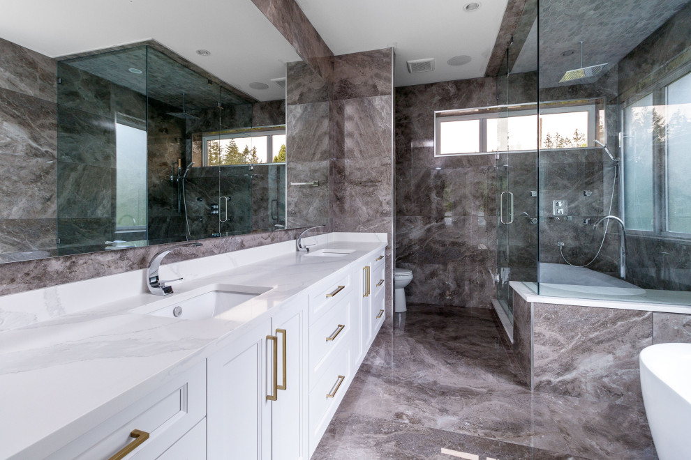 Bathroom - transitional bathroom idea in Vancouver
