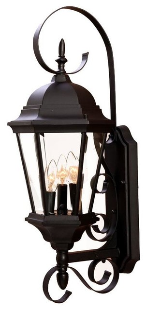 Modern Outdoor New Orleans Acclaim Lighting 5413BK Acclaim Lighting 5413BW Burled Walnut New Orleans 3 Ligh modern-outdoor-