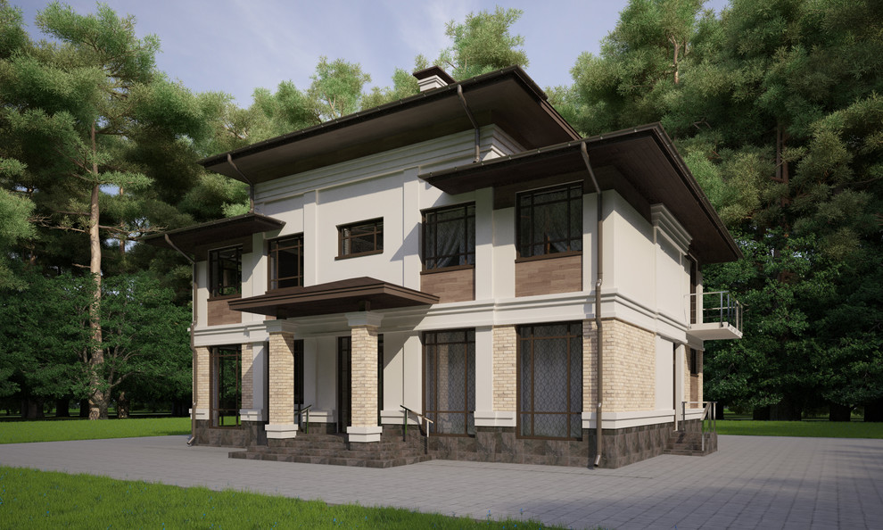 серые русты у сосен