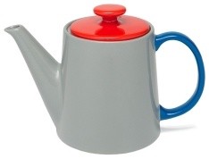 Jansen Co My Tea Pot, Red/Grey/Blue