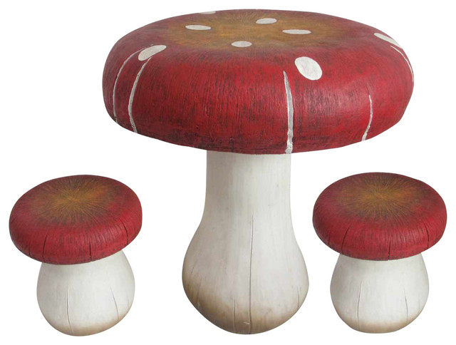 Toadstool Table And Stools Set Rustic Kids Tables Chairs Toadstool Table And Stools Set Rustic Kids Tables Chairs By Karma Kiss
