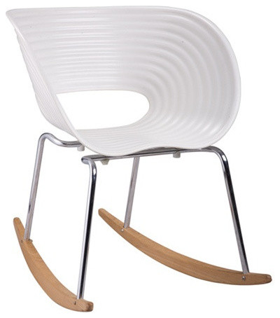 Modern Classics Vac Arm Rocker Chair, White
