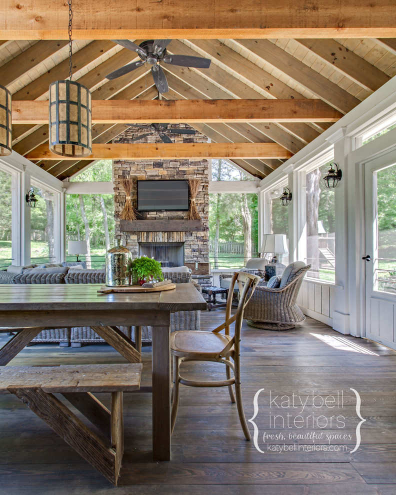 Cedar Beamed Outdoor Living Area