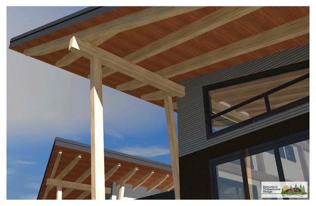Samuelson Timberframe Design contemporary