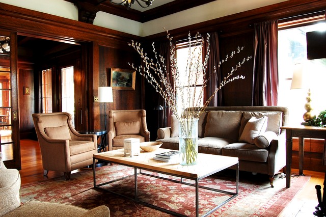 cozy 1900s living room