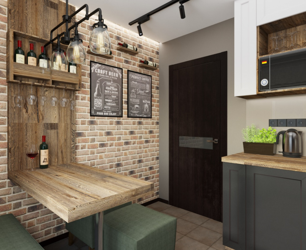 Кухня в стиле лофт