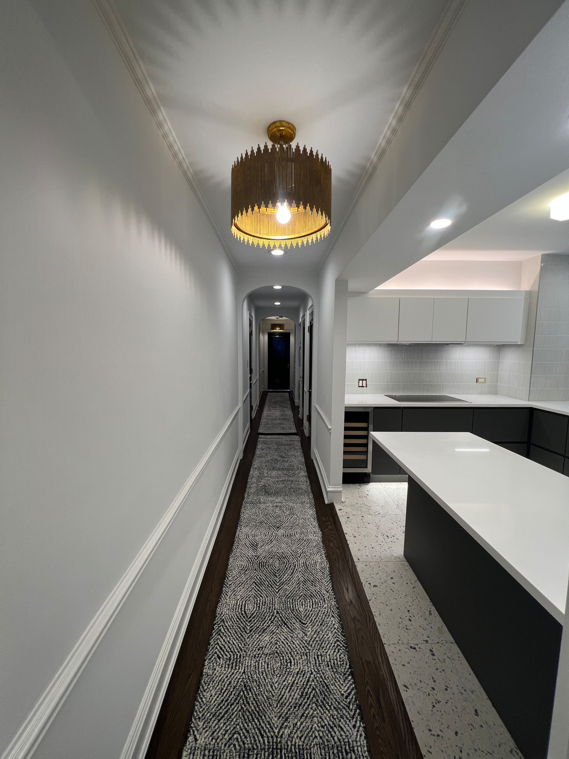 Hallway + Kitchen After