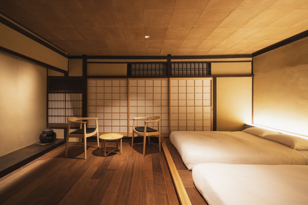Asiatisches Schlafzimmer in Kyoto