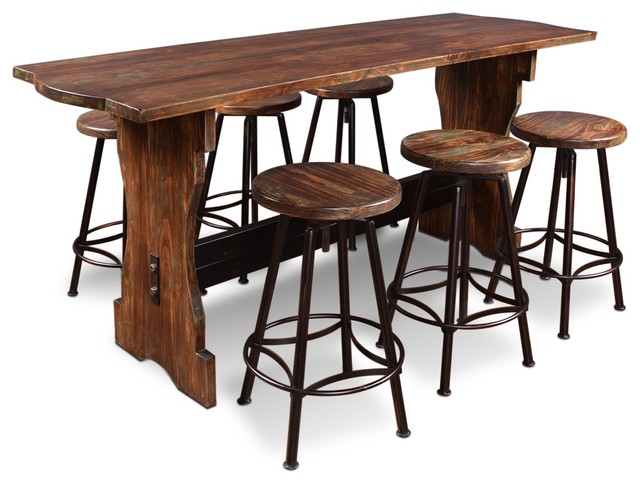 7 Pc Counter Height Pub Table Set 7 Pc Counter Height Pub Table Set