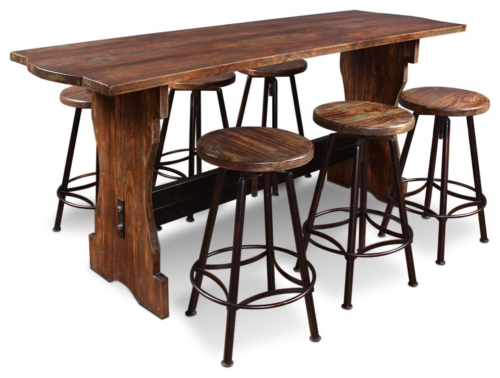pub style table and 4 chairs