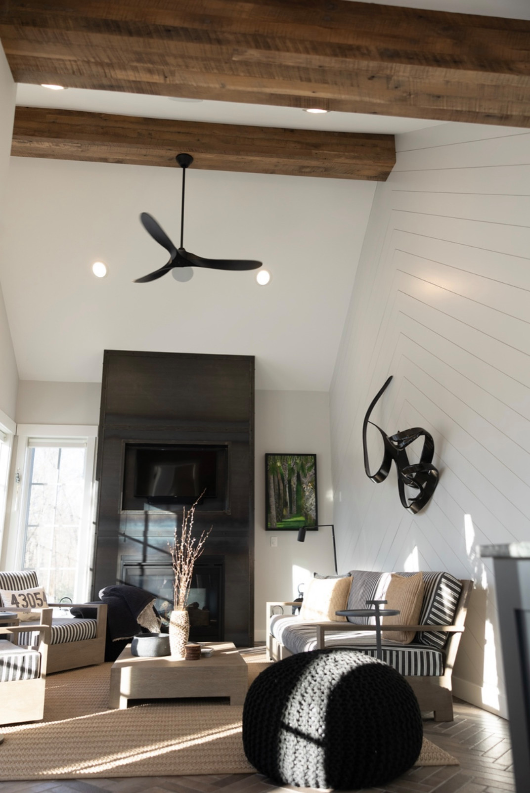 Floors, Beams, & Stairs with Steel Accents