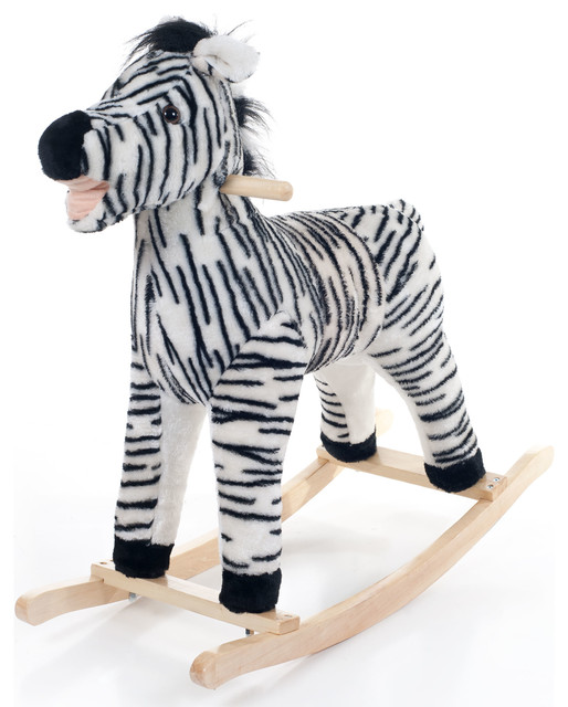 Plush Rocking Zebra