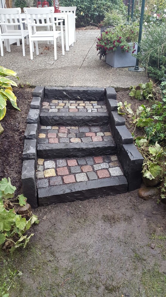 Skandinavische Terrasse in Hamburg